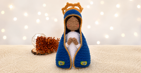 Receita Amigurumi Nossa Senhora Aparecida Grátis